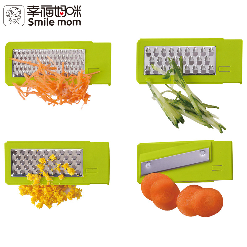 6 in 1 Kitchen Food Processor Hand Vegetable Shredder - Crinkle Vegetable Cutter - Slicer Vegetable - Manual Potato Grater