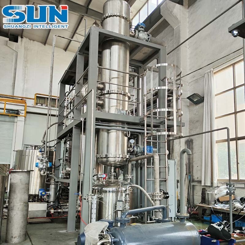 Distillation Equipment Single Multi Effect Thin Ethanol Vacuum Falling Film Evaporator Used In Dairy/Chemical/traditional Chines