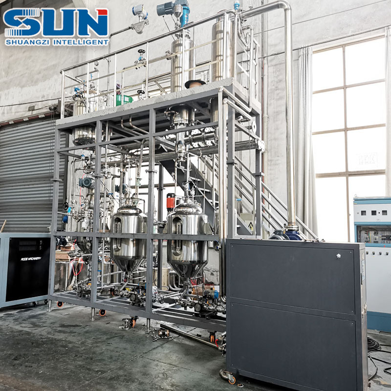 Plant oil wiped film distillaion top Quality Oil Wiped Film Evaporator Lab Molecular Distillation closed loop extractor