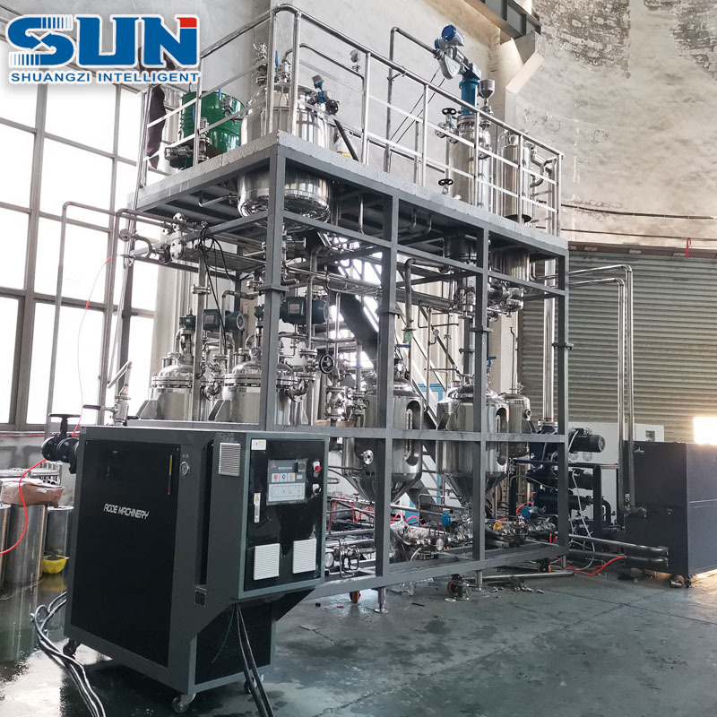 Plant oil wiped film distillaion top Quality Oil Wiped Film Evaporator Lab Molecular Distillation closed loop extractor