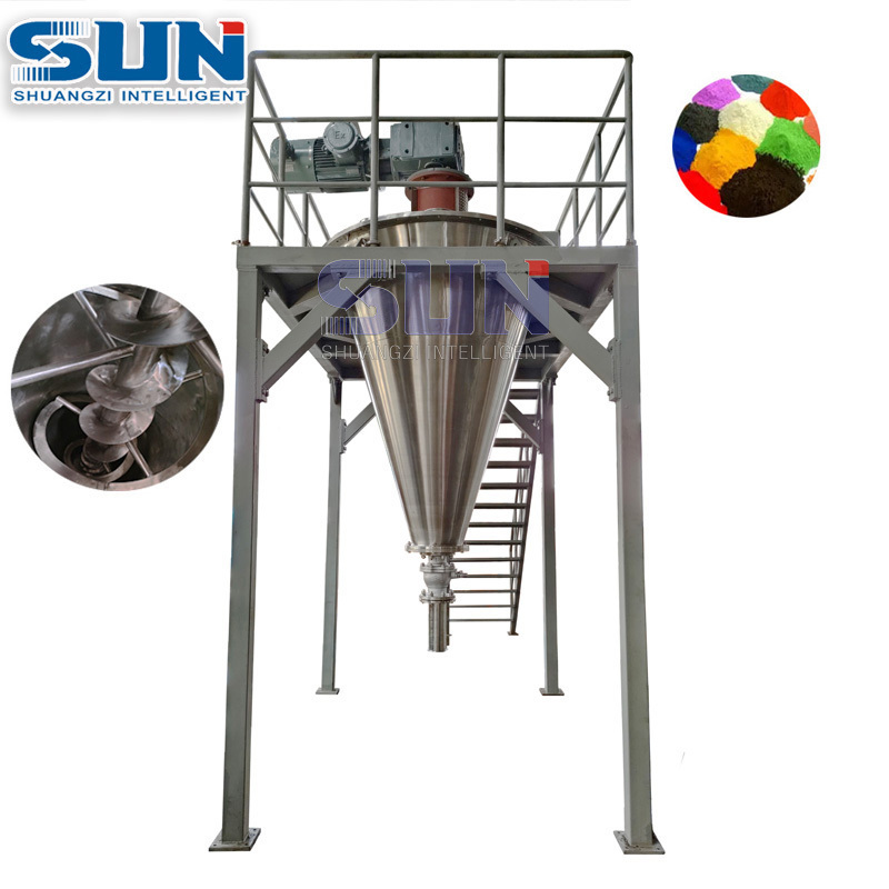 Vercial Conical Ribbon Mixer/Spiral Belt Blender With Low Price