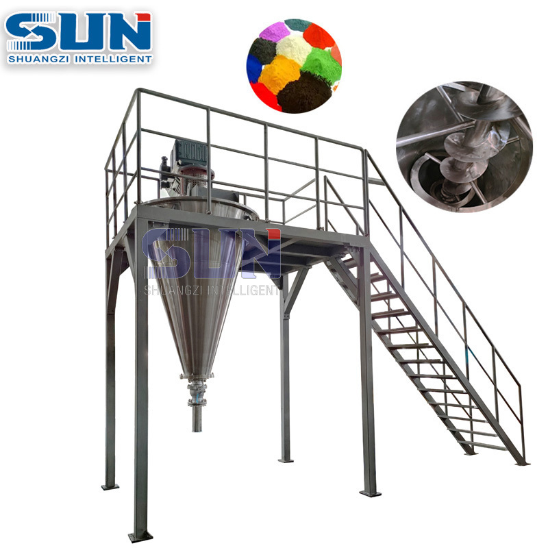 Vercial Conical Ribbon Mixer/Spiral Belt Blender With Low Price