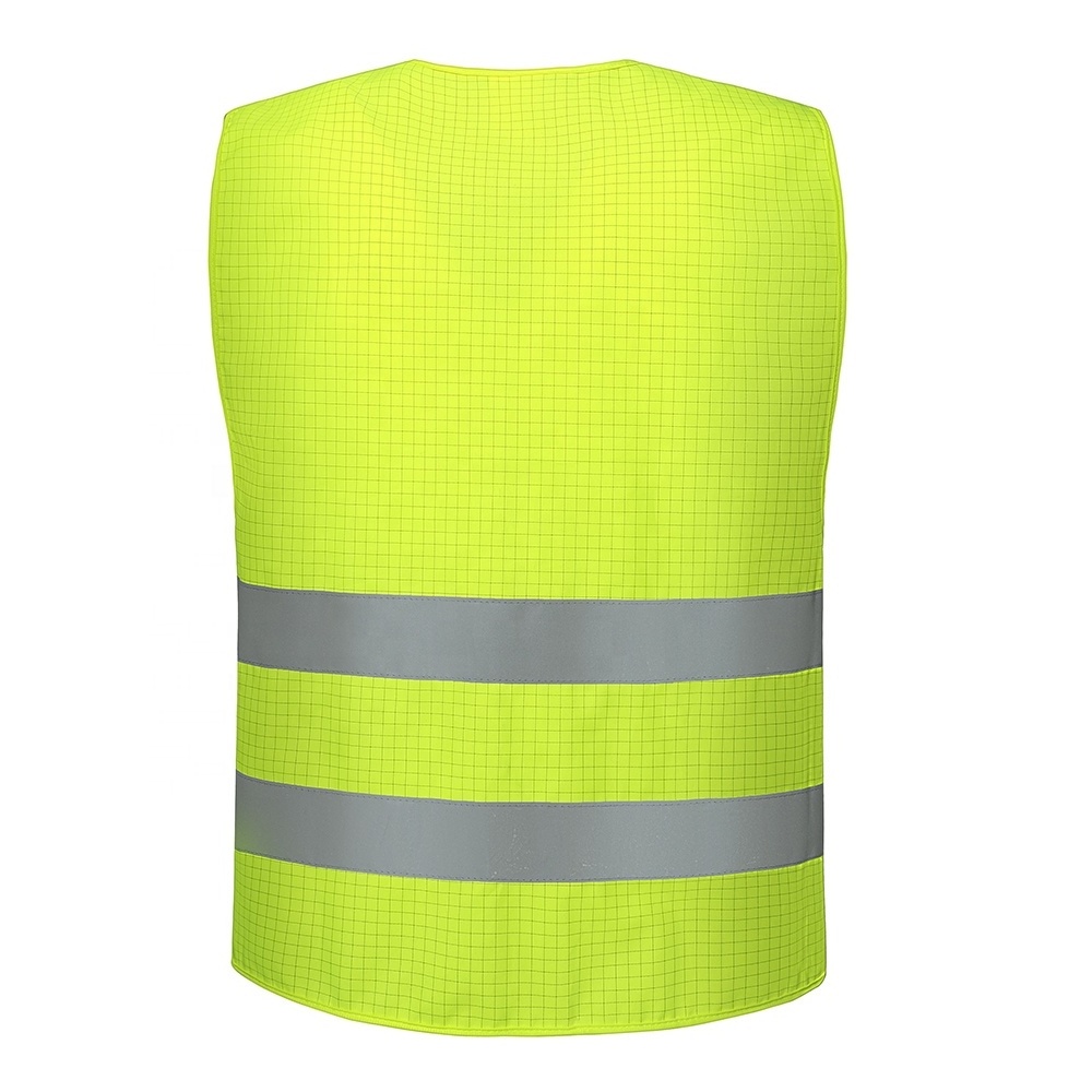 Wholesale Ce Safety Vest Clothing With Pockets Custom Logo High Visibility Class 2 With Hook And Loop Reflective Safety Vests