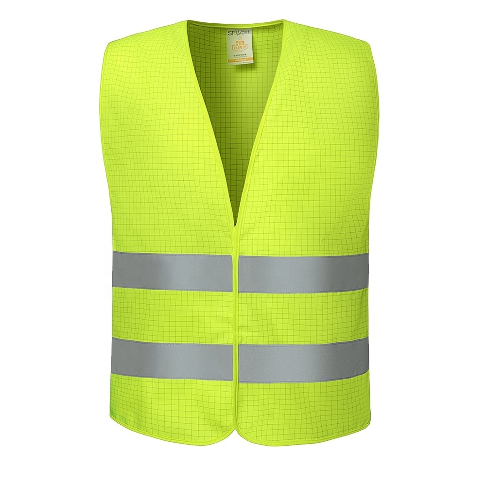 Wholesale Ce Safety Vest Clothing With Pockets Custom Logo High Visibility Class 2 With Hook And Loop Reflective Safety Vests