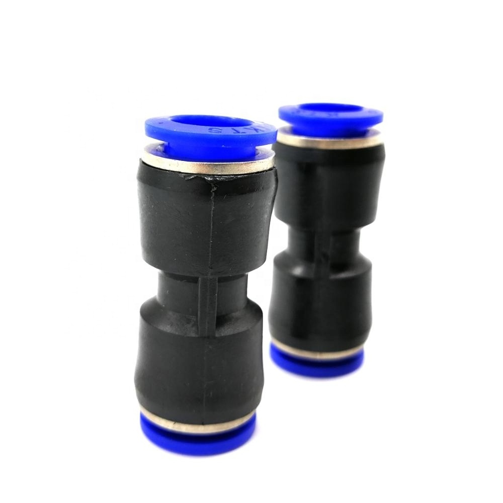 SYD 1183 Plastic tube fittings 10MM Union plastic pneumatic quick coupling hose connectors