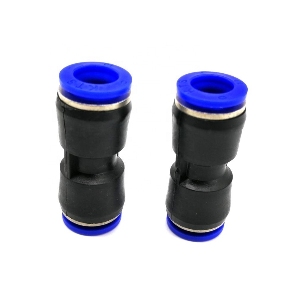 SYD 1183 Plastic tube fittings 10MM Union plastic pneumatic quick coupling hose connectors