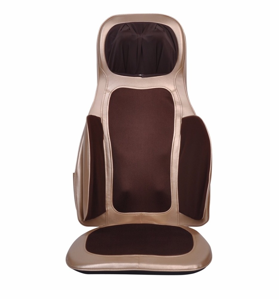 SUNWTR back neck shiatsu kneading heat car seat massage cushion