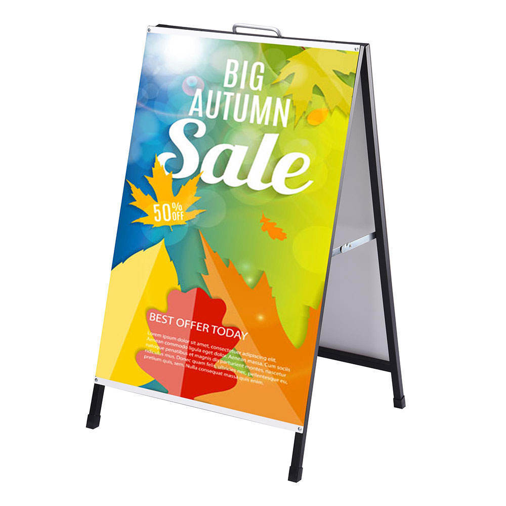 High Quality Promotion Customized Aluminum Poster Frame Advertising A Board Stand