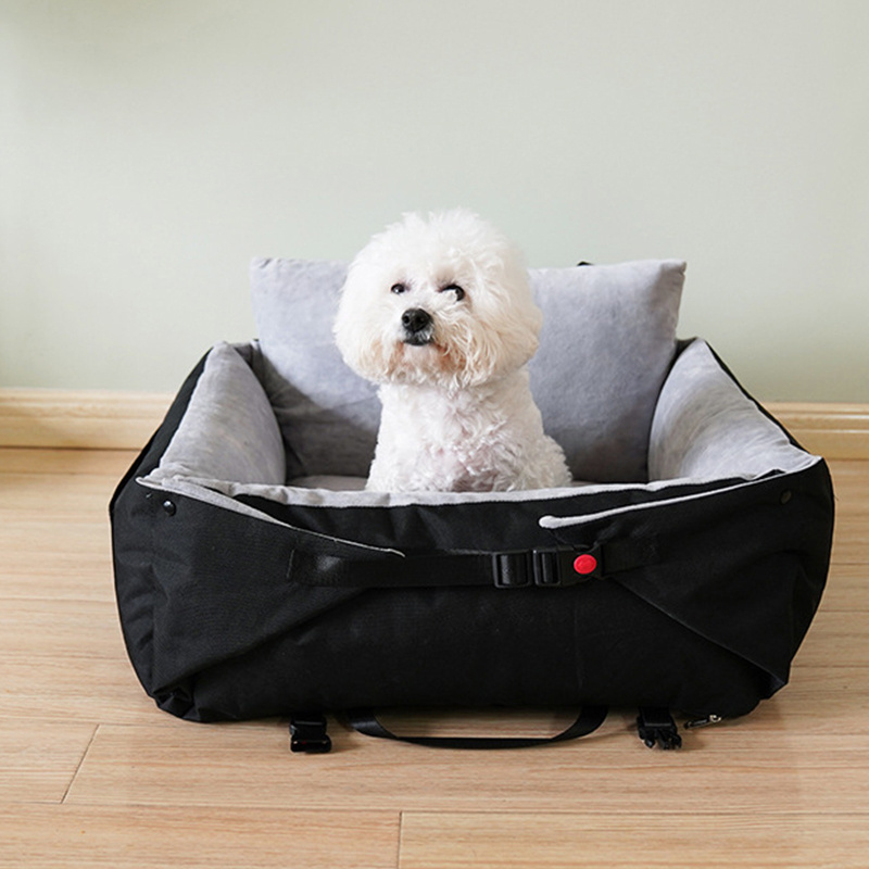 Oem Odm Low Price Portable Adjustable Car Dog Transport Bed Front Booster Back Seat Protector Dog Car Seat Bed