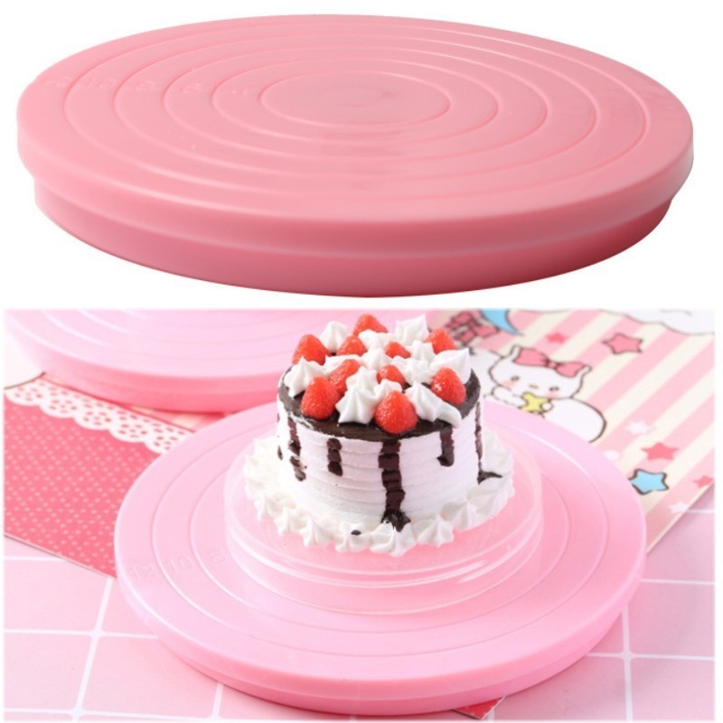 Cookie Decorating TurnTable 5.5 Inch Mini Spinning Cake Decorating Stand 360 Degree Revolving Cookie Swivel Stand