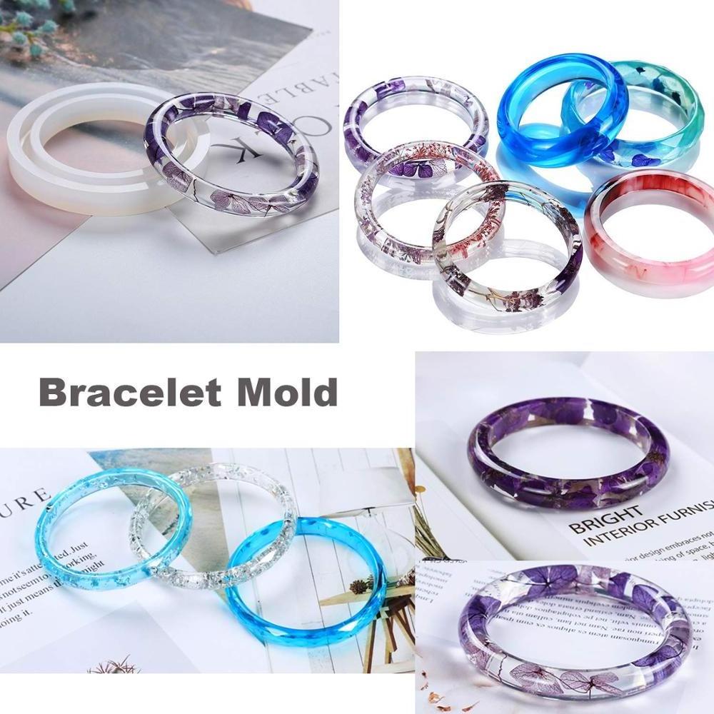 DIY Jewelry Casting Molds Tools Set Silicone Jewelry Earring Resin Molds Necklace Bear Diamonds Mold