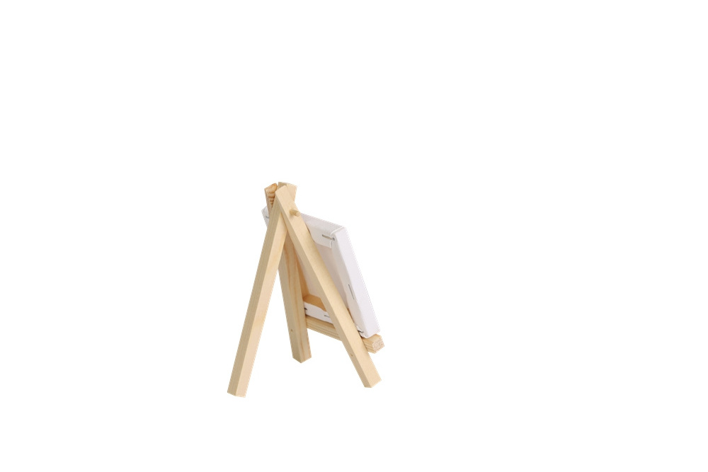 High Quality Desktop Stand Wood Triangle Tabletop Artist Painting Display Ease