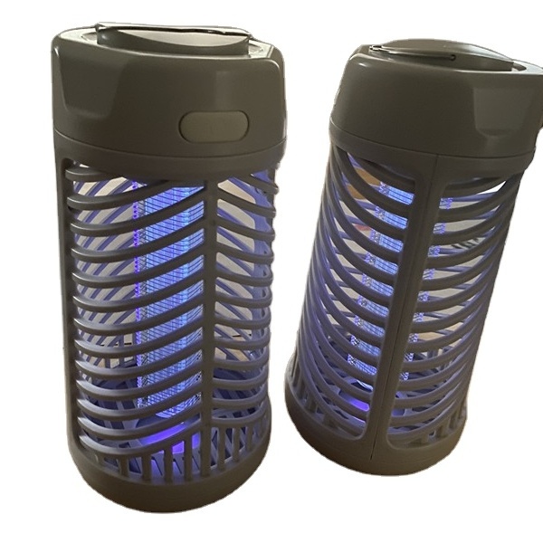 USB Powered Camping Insect Killing Fly Trap  Indoor Rechargeable Mosquito Trap Electric Bug Zapper