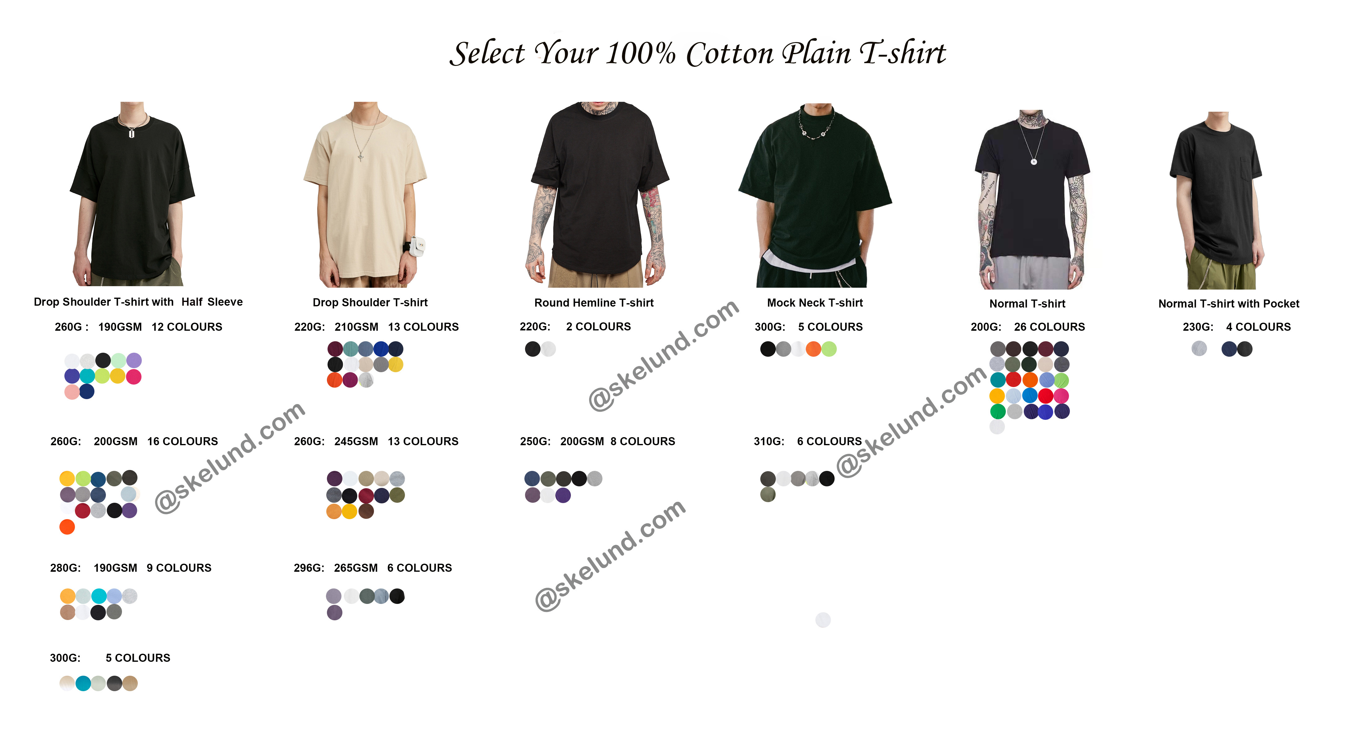 Wholesale Plus Size XXXXXXL  Crew Neck Men Heavyweight T-Shirt Custom Logo  Cotton Box Tshirt Plain Blank White Bulk T Shirt