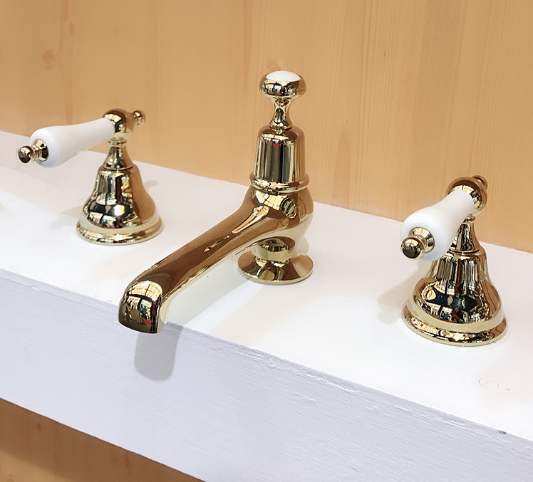 Factory Direct Customization brass chrome deck mounted prevent  two handle classical  kitchen  tap sink faucet