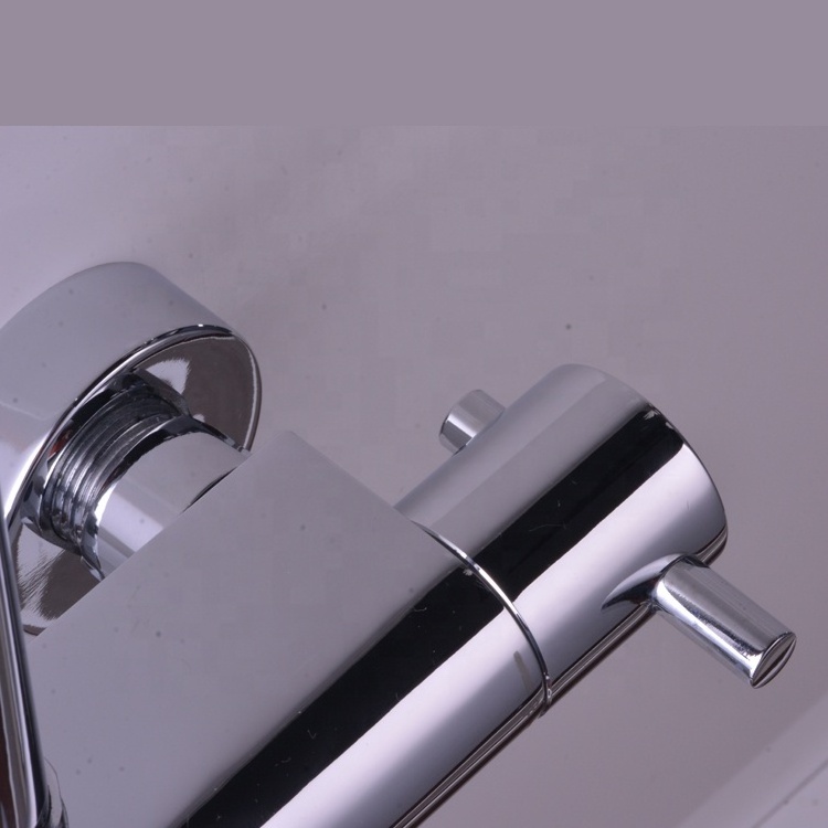 Brass round exposed thermostatic shower valve Popular In wall Brass Shower Faucet Body 2 way Diverter shower body