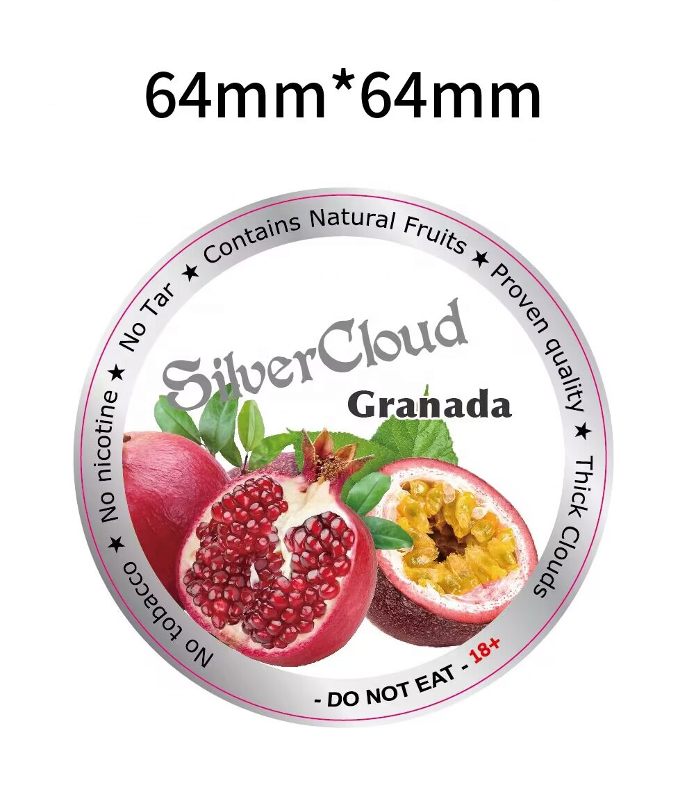 100% Fruit Nicotine free Premium SilverCloud Shisha Flavor Decould Hookah Flavor 50g