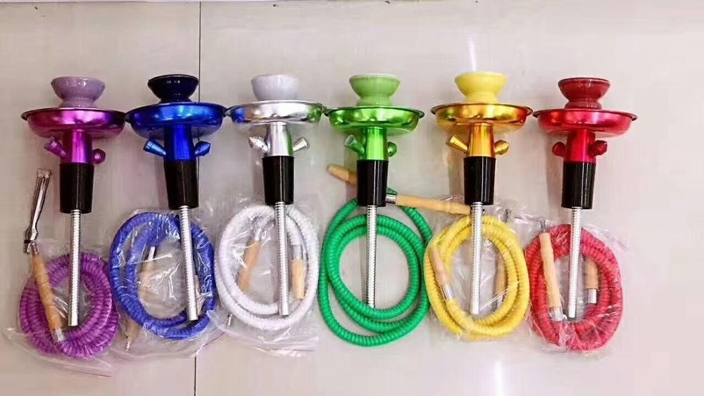 High quality Hookah Stem Portable Top Hookah Quality and Aluminum ,glass Material Hookah stem