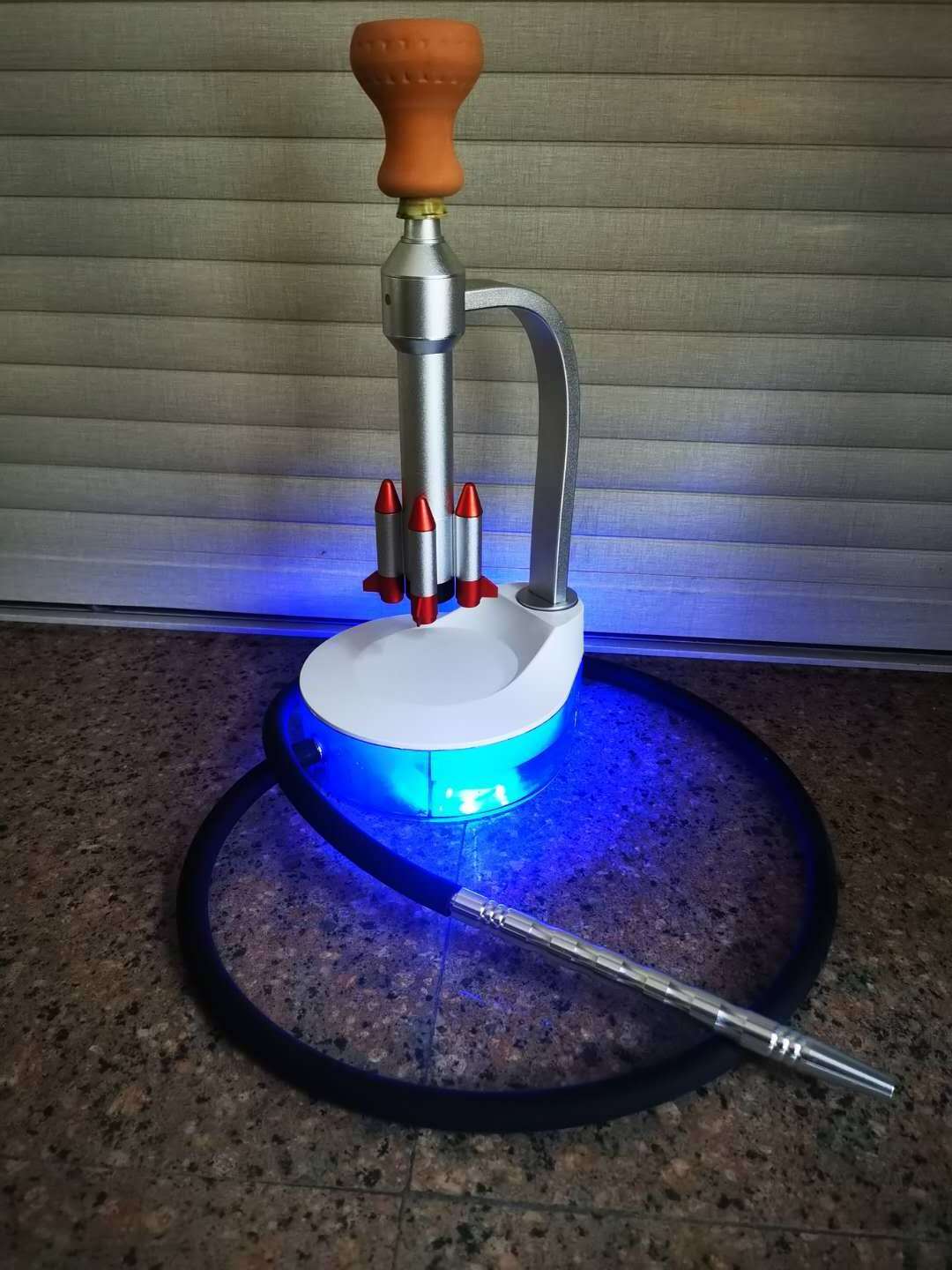 Plastic Pineapple Cup Electronic LED Hookah