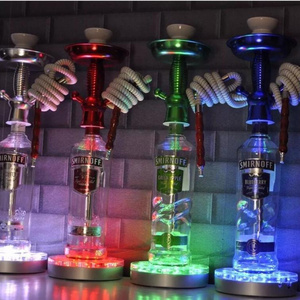 High quality Hookah Stem Portable Top Hookah Quality and Aluminum ,glass Material Hookah stem