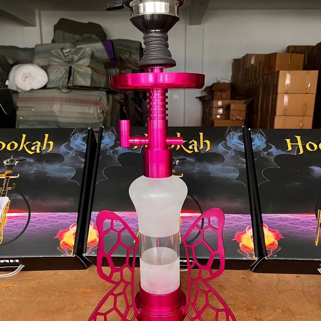 Hookah Snake Model Full Set metal and Resin base with Colors LED light shisha Snake set