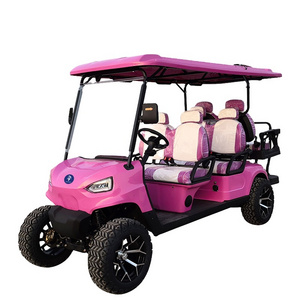 China Manufacturers Sale Street Legal Electric 4+2 Seater Golf Car Golf Buggy Golf Cart