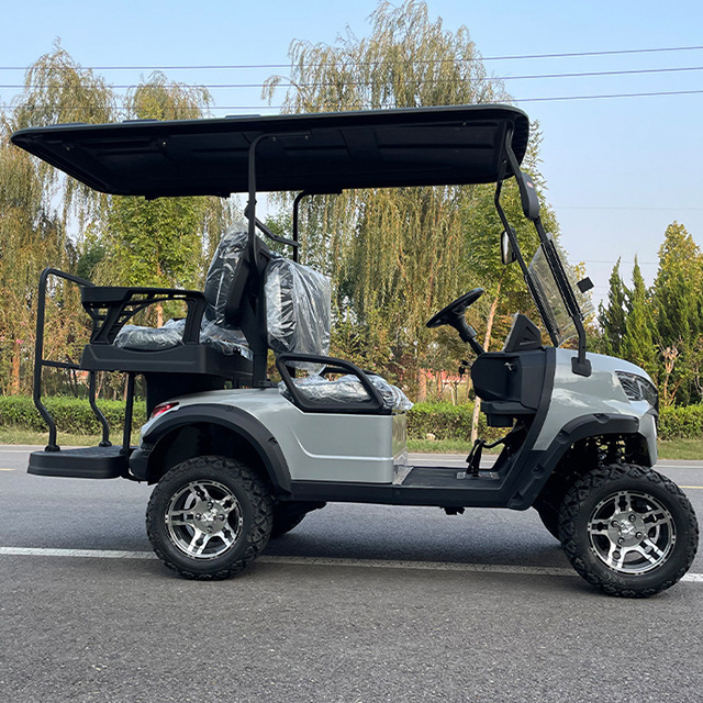 Custom Electric Golf Cart with Discount Trolley and Tires for Golf Lovers