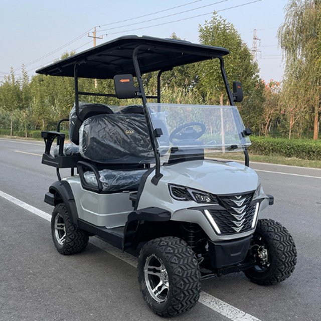 Custom Electric Golf Cart with Discount Trolley and Tires for Golf Lovers