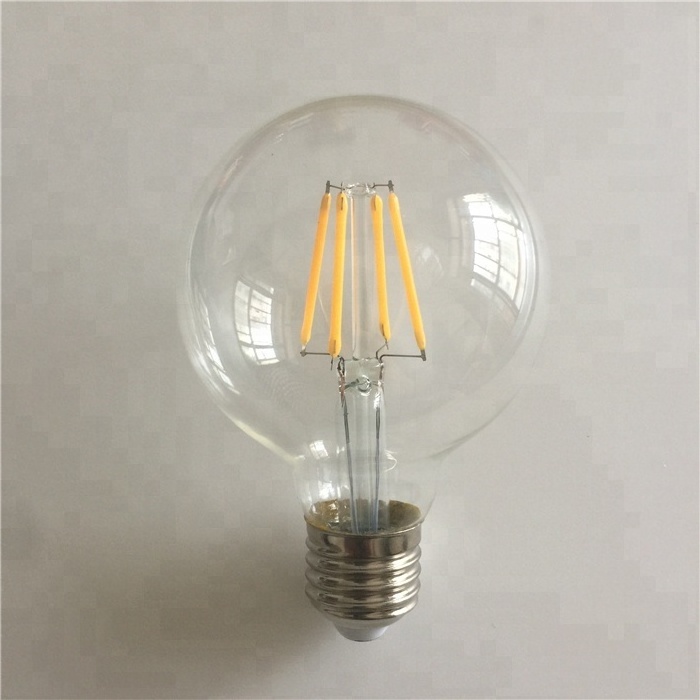 G80 G95 G125 LED Filament Bulb Clear And Amber Vintage 4W/6W/8W