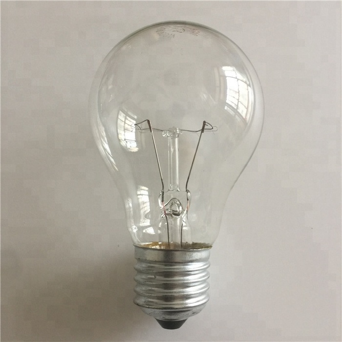 GLS Incandescent Light Bulb A55 A60 A70 Clear And Frosted 25 40 60 75 100W Single Filament CE