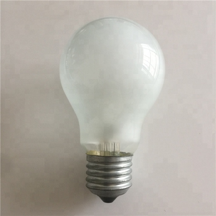 GLS Incandescent Light Bulb A55 A60 A70 Clear And Frosted 25 40 60 75 100W Single Filament CE