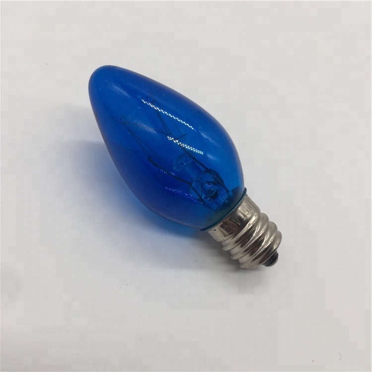 Incandescent Bulb C7 Clear And Color Light Bulb 22mm Diameter Hot Sale In United States