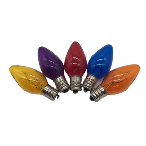 Incandescent Bulb C7 Clear And Color Light Bulb 22mm Diameter Hot Sale In United States