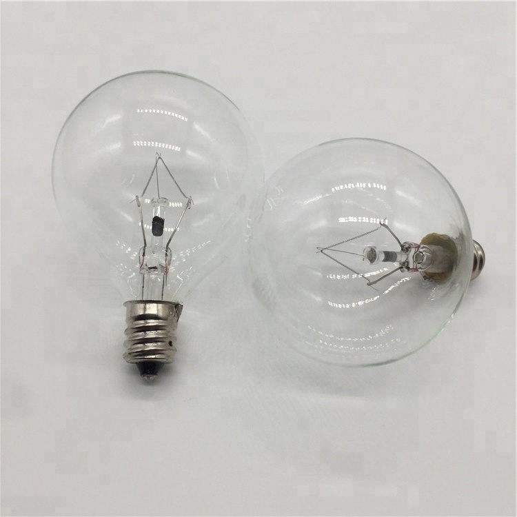 Walmart Certified Manufacturer G50 25W Incandescent Bulb For Melting Wax Hot Sale In North America