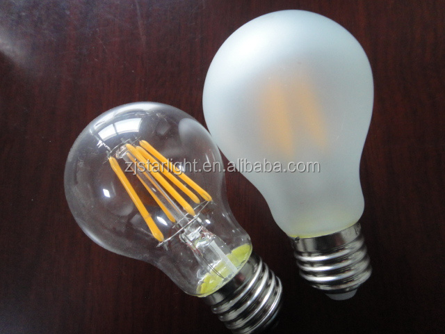 HOT! A55/A60 4W/6W/8W LED Filament Bulb Filament LED Bulb E27