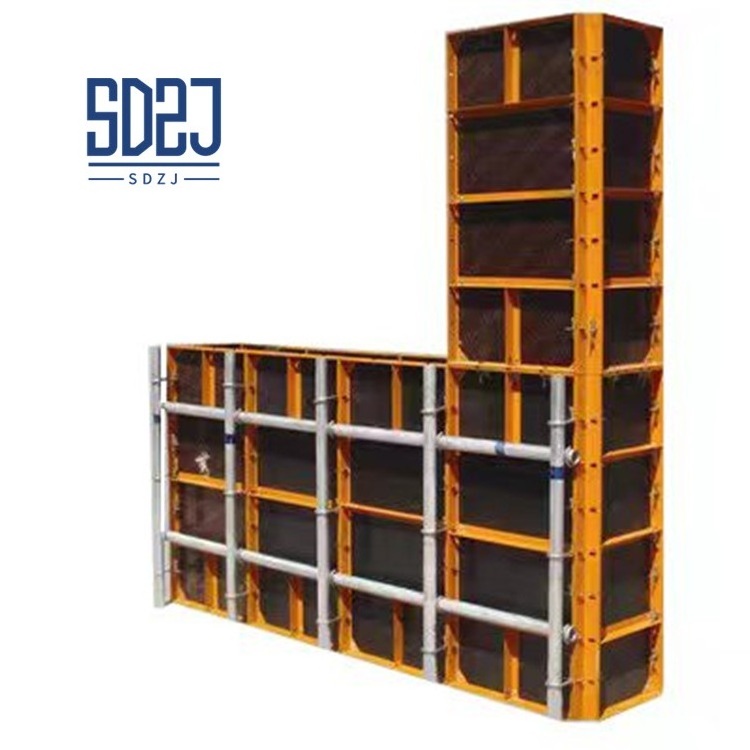 doka h20 wooden I beams with pvc red plastic edge steel formwork