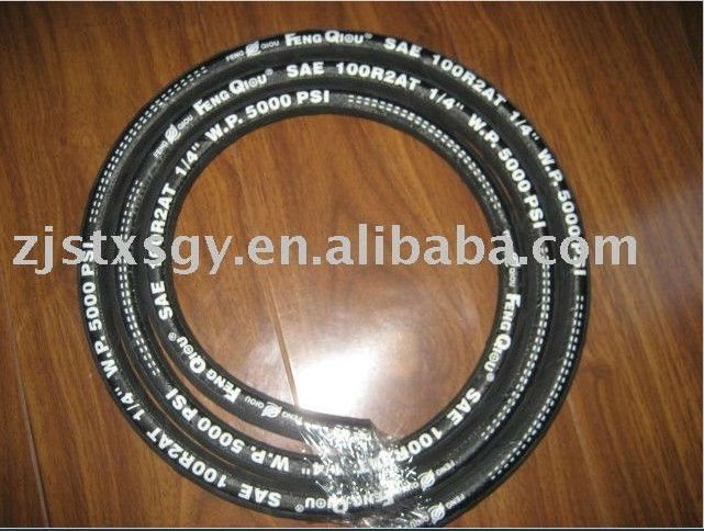 HYDRAULIC HOSE with various sizes for Industrial Use, steel braided hydraulic hose