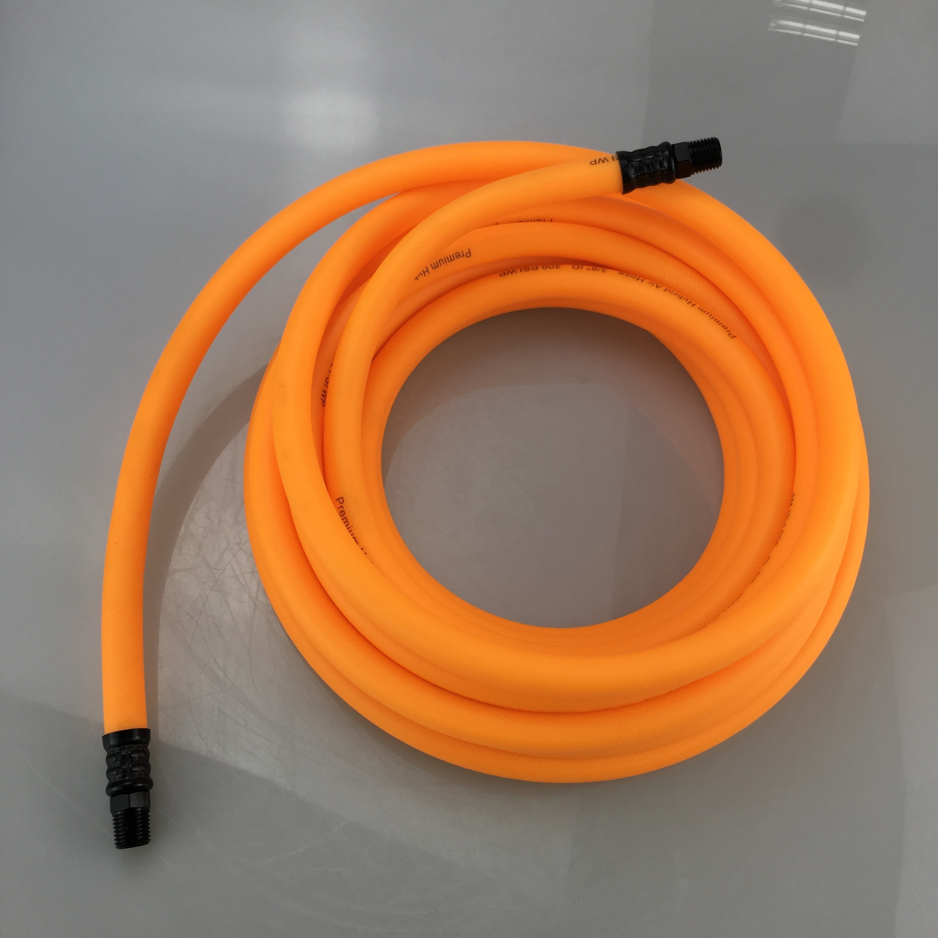 Extreme Flexible Orange Hybrid Polymer Air Hose 3/8