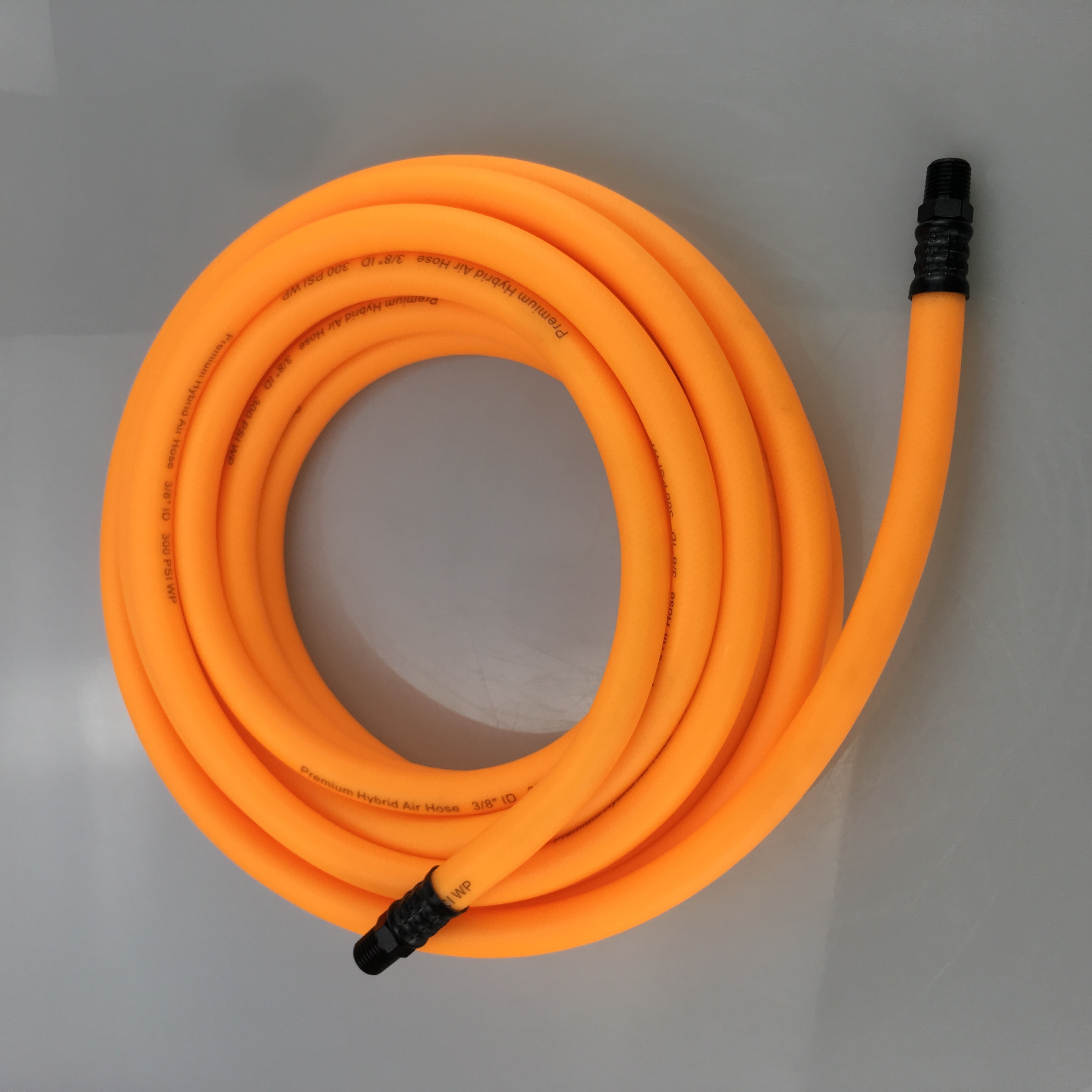 Extreme Flexible Orange Hybrid Polymer Air Hose 3/8