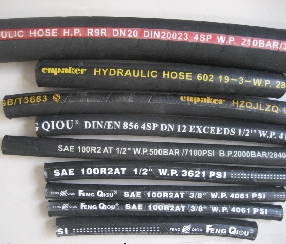 HYDRAULIC HOSE with various sizes for Industrial Use, steel braided hydraulic hose