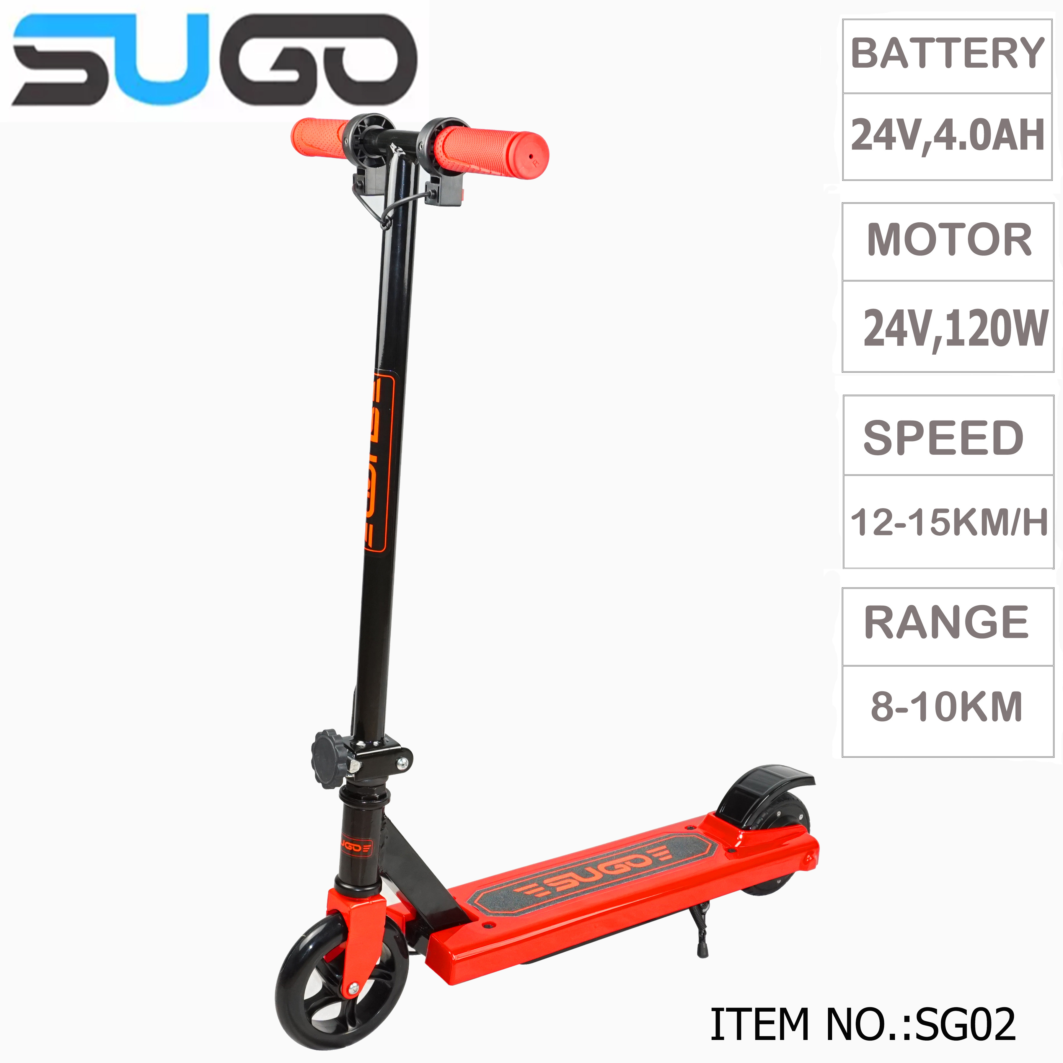 Electric Scooter battery  foldable  120W  motor fast speed  Two Wheels  CE approved  for kids