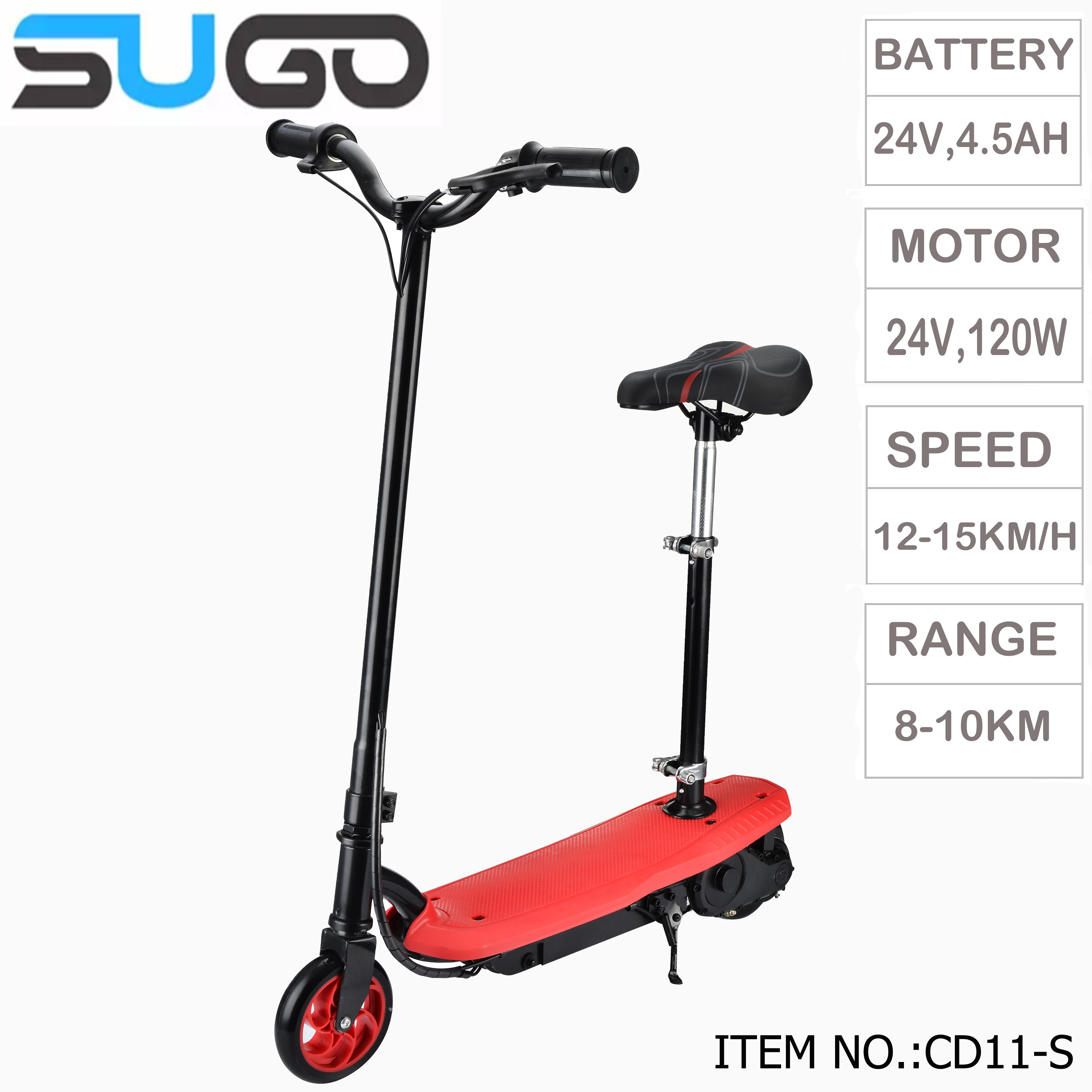 smart kick scooter battery Two Wheels 120w portable moped CE  ROHS  Elektro roller for kids