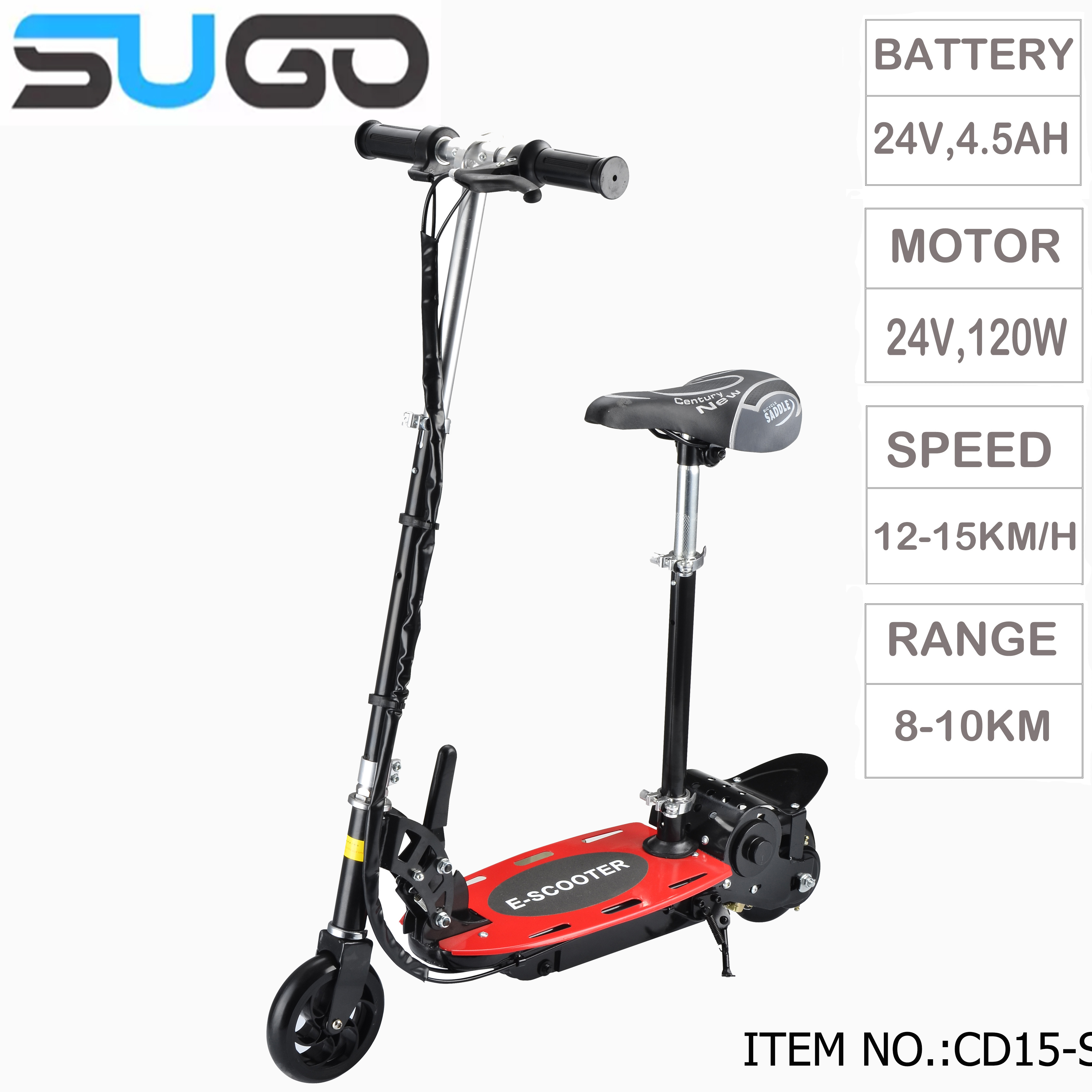 fast electric motor scooter Patine electrico plegable 120W 5.7 inch 2  Wheels Electric Scooter with seat for kids