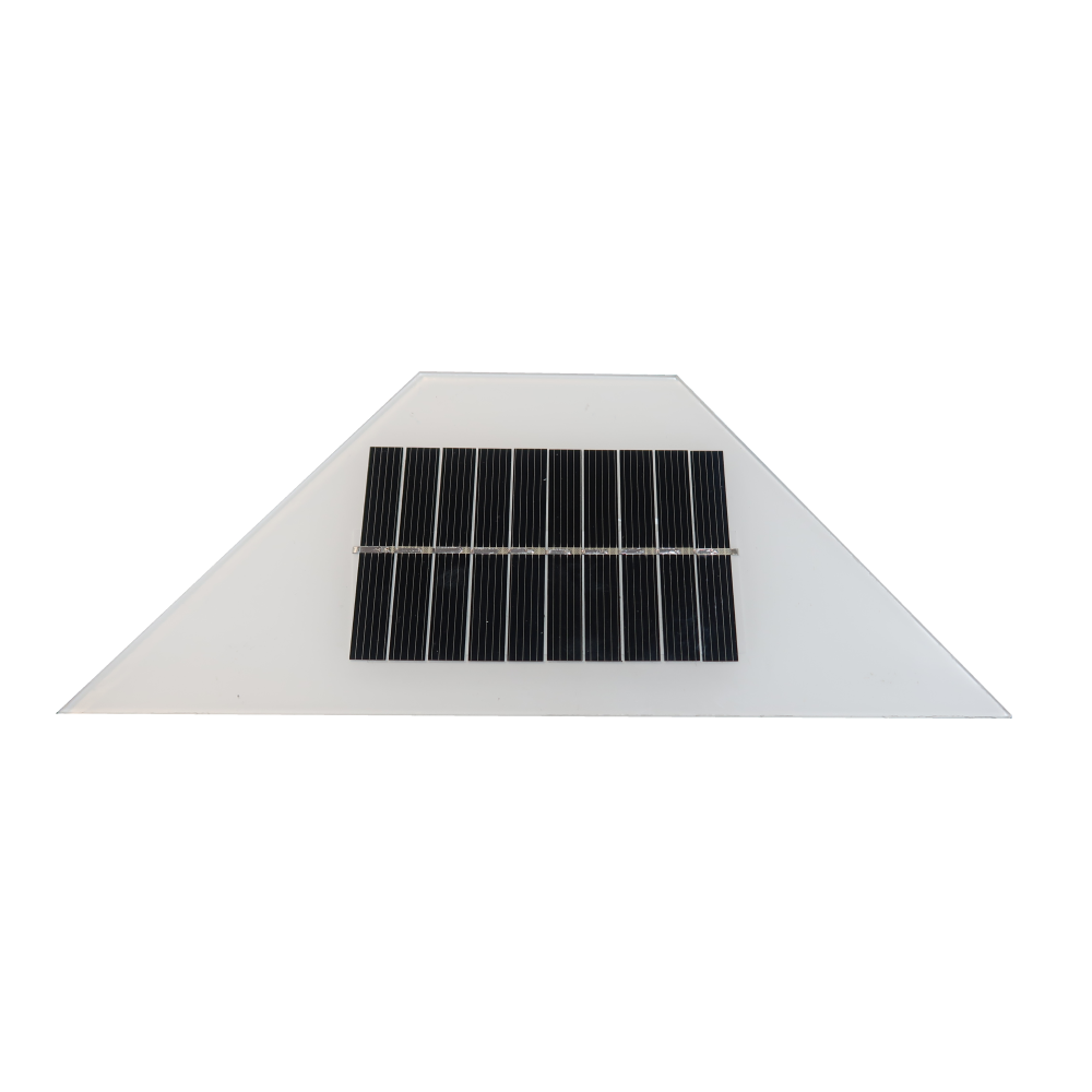 Custom made small mini size solar triangle square glass solar panel cheaper price for solar grand light