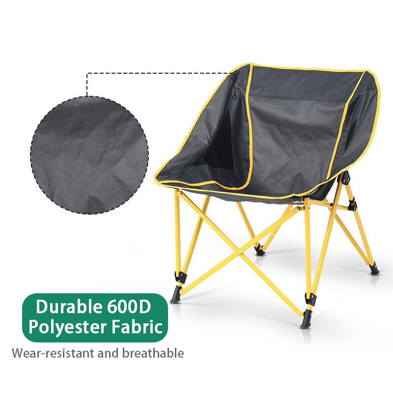 OEM Outdoor Oversized Comfortable Portable Free Standing  Camping Beach  Folding Chair