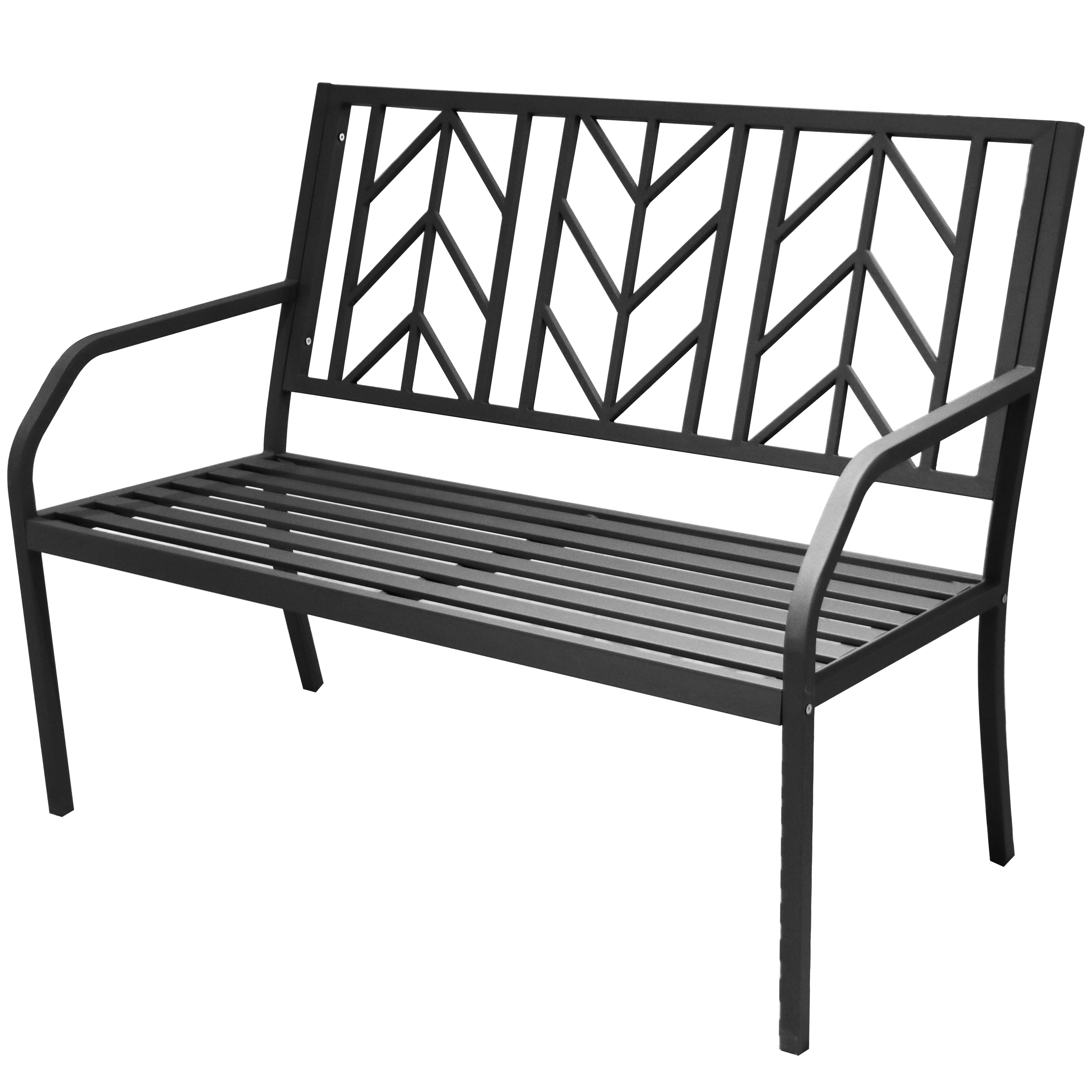 Best Selling Products  Cast Aluminum Durable Lightweight Seating Metal Outdoor Patio Garden Bench