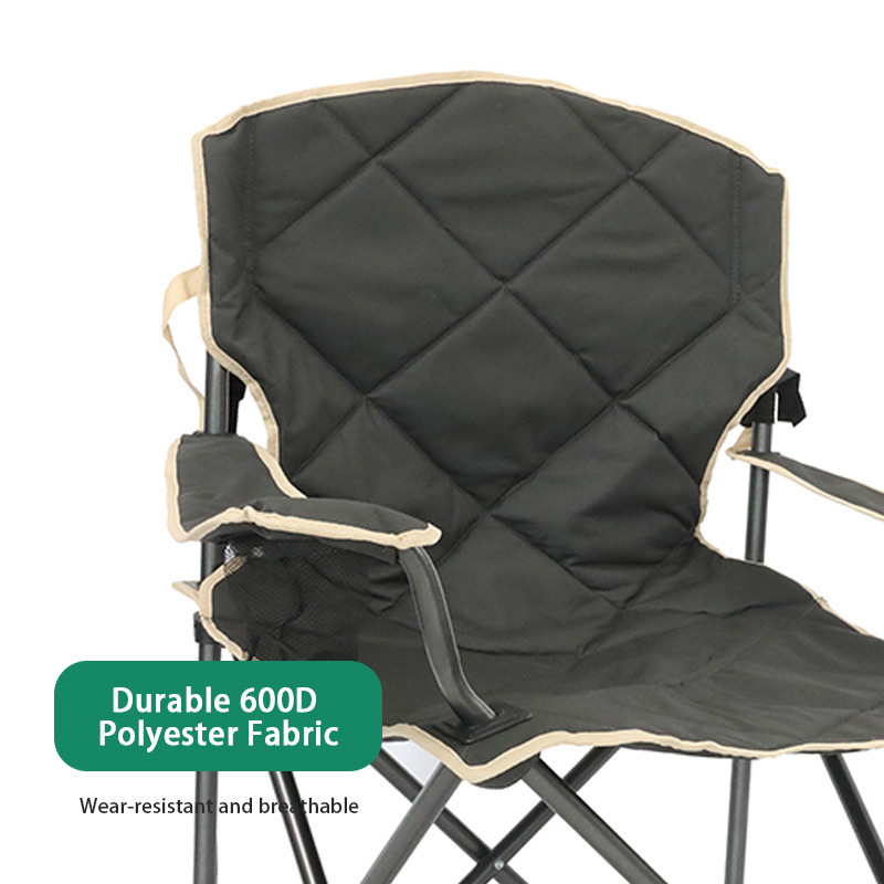 Oversized Heavy Duty for Big Tall People Above Padded Portable Folding Sports Lawn Chairs Camping Chair