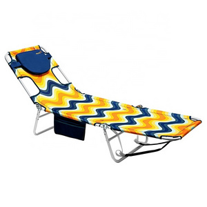 Outdoor Folding Pool Sunbed Garden Lightweight Recliner Lounge Camping Patio Portable Furniture Beach Bed Chair Sun Lounger