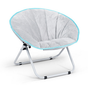 High Quality Comfortable Saucer Camping Chair Kid's Moon chair With Safety Lock