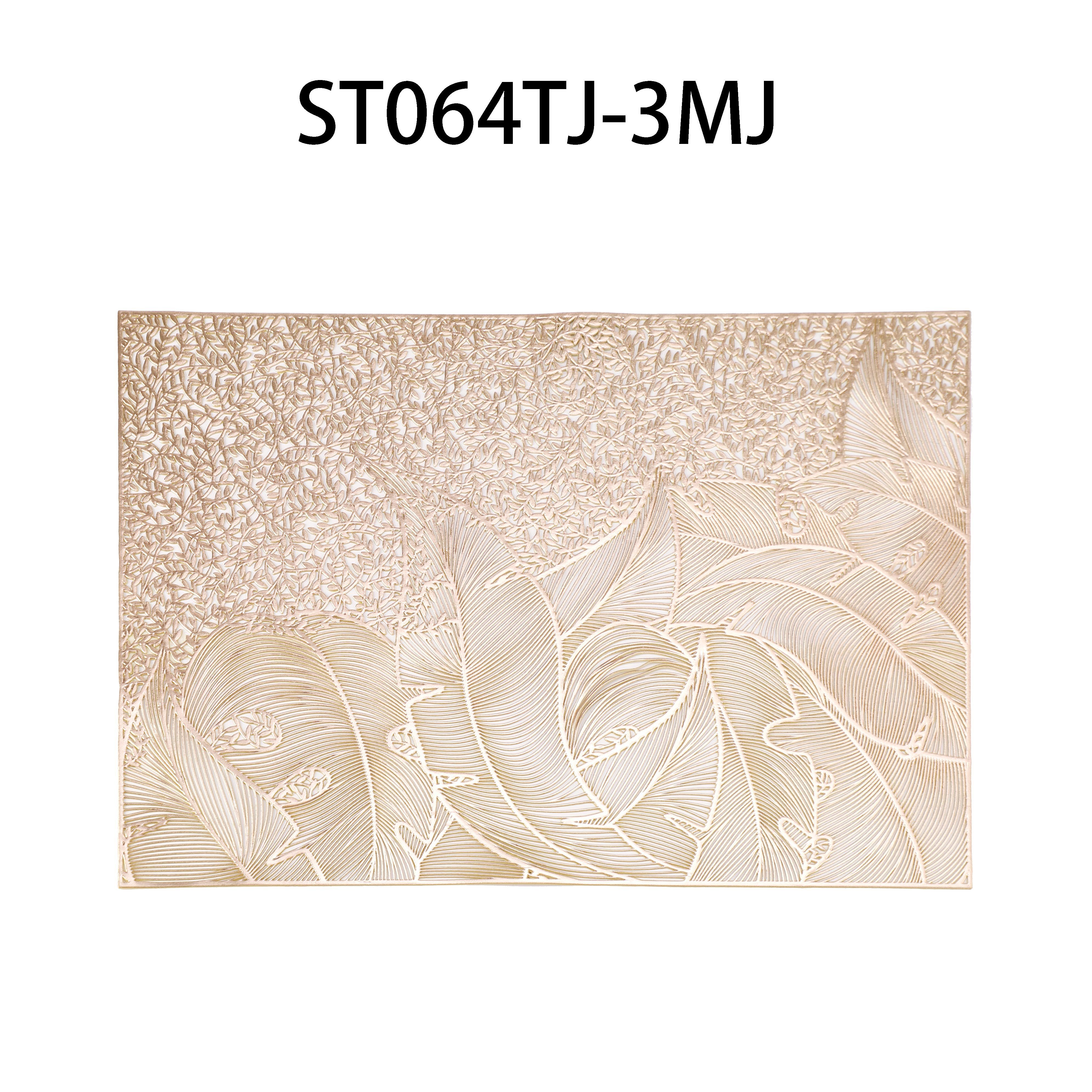 Silver seagrass hollowed out foil placemats can be customised for wholesale use in other settings such as restaurants